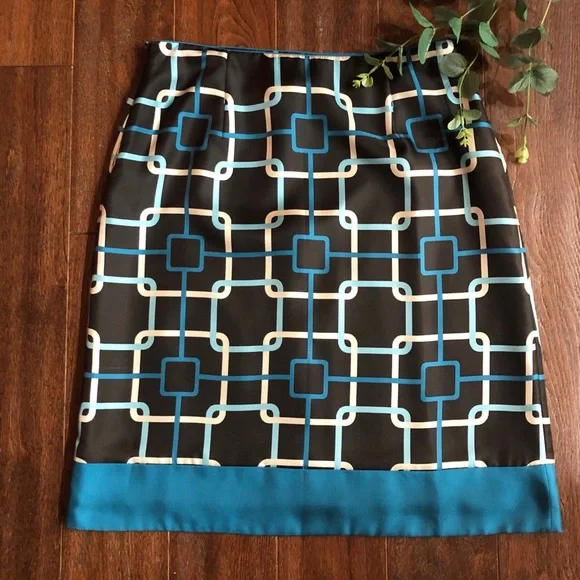 Like New Talbots 100% Silk Skirt - Picture 1 of 6